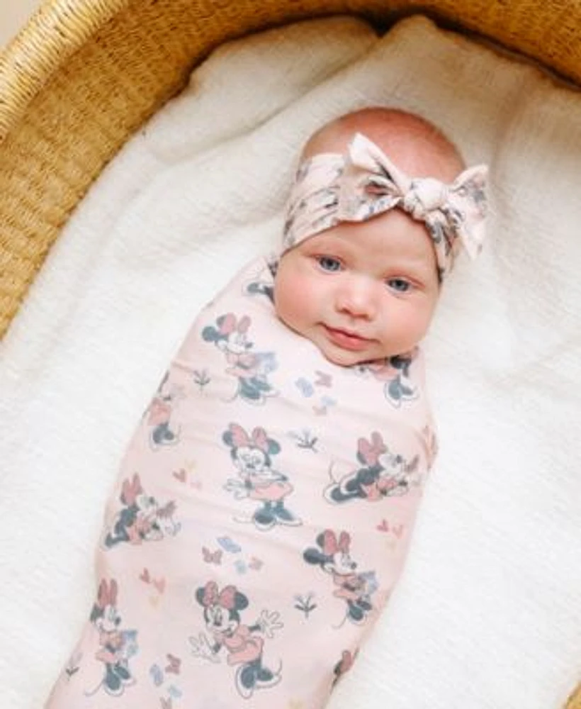 Copper Pearl Baby Minnie Mouse Knit Headband Blanket Single