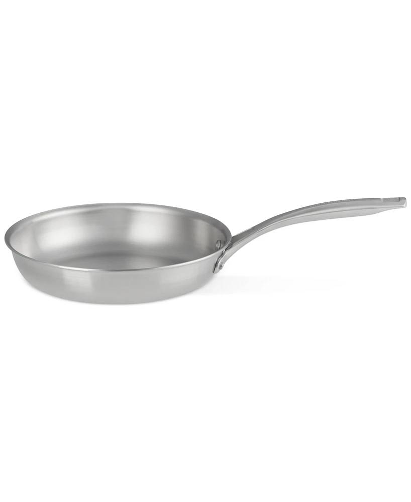 Le Creuset Essential Stainless Steel Shallow Round Frying Pan, 9.5"