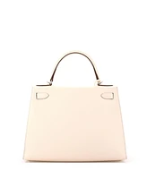 Pre-Owned HERMES Kelly 28 Handbag Verso Epsom with Palladium Hardware - Verso