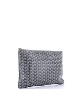 Pre-Owned Goyard Gm Senat Zip Pouch Coated Canvas