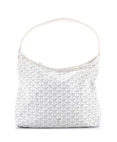 Pre-Owned Goyard Boheme Hobo Coated Canvas