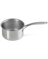 Le Creuset Essential Stainless Steel Round Saucepan with Lid, 2 Qt.