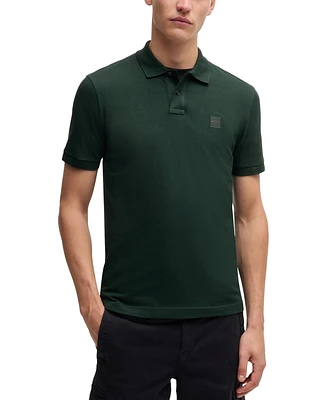 Boss by Hugo Men's Logo Patch Slim-Fit Polo Shirt