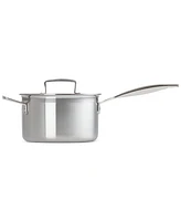 Le Creuset Classic Stainless Steel Round Saucepan with Lid, 3 Qt.