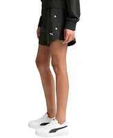 Puma Women's Essential Ripstop Faux-Snap Shorts