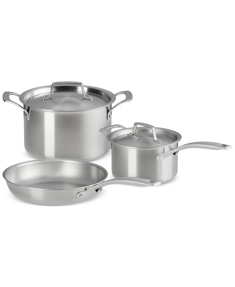 Le Creuset Essentials Stainless Steel 5-Pc. Cookware Set