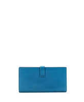 Pre-Owned HERMES Long Bearn Wallet Tadelakt