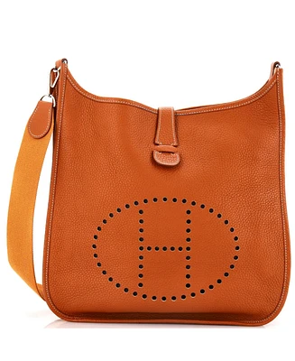 Pre-Owned HERMES Gm Evelyne Bag Gen Ii Clemence