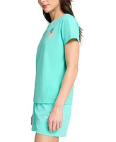 Puma Women's Cotton Retro Logo Crewneck T-Shirt