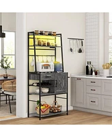 Kitchen Shelves with Storage for Organized and Accessible Space