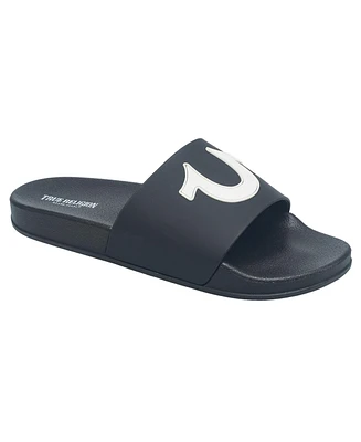 True Religion Men's 112 Logo Slide