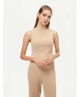 Gobi Cashmere Women's 100% Crop Top