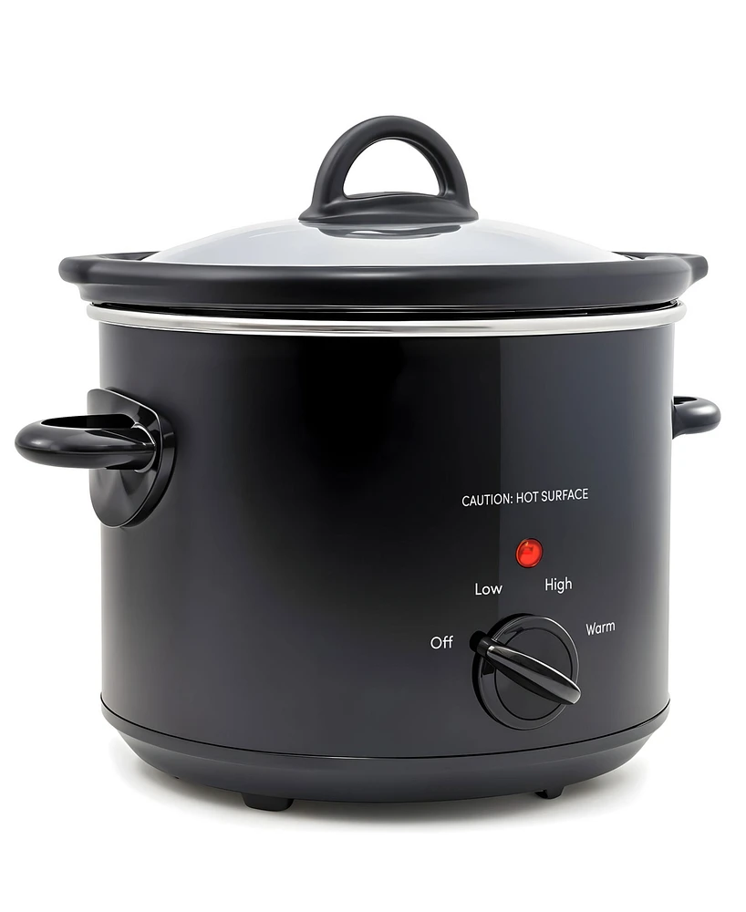 Elite Cuisine 3 Quart Slow Cooker Black