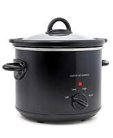 Elite Cuisine 3 Quart Slow Cooker Black