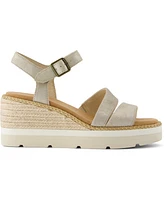 Toms Women's Darya Open Toe Wedge Sandals