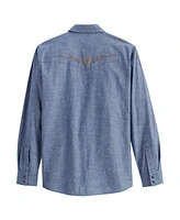 Pendleton Men's Long Sleeve Chambray Gambler Shirt