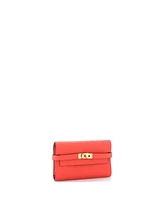 Pre-Owned HERMES Medium Kelly Trifold Wallet Epsom