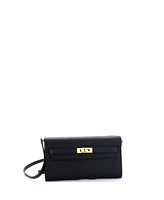Pre-Owned HERMES Kelly To Go Wallet Epsom