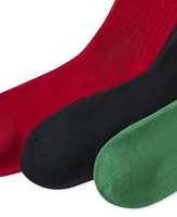 Polo Ralph Lauren Men's 3-Pk. Embroidered Bear Socks Giftbox