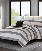 Rachel Roy Chenille Stripe -Pc. Comforter Set