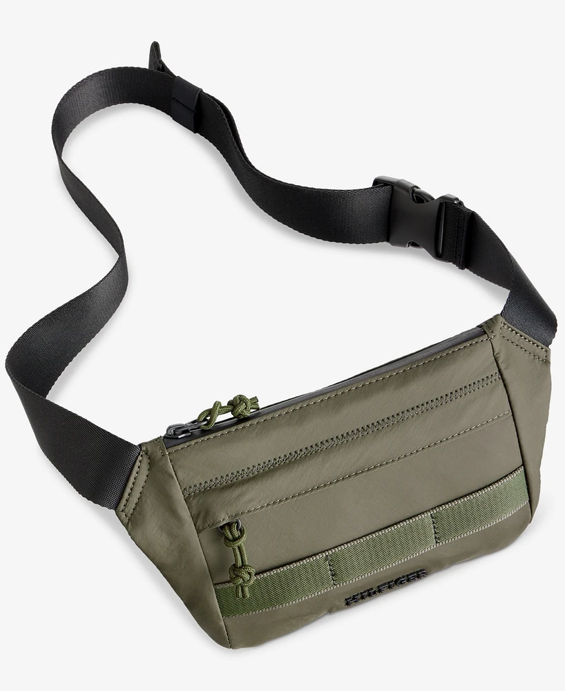 Tommy Hilfiger Men's Adjustable Zip-Closure Bum Bag