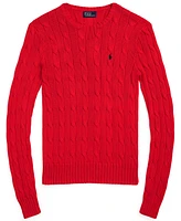 Polo Ralph Lauren Women's Cable-Knit Cotton Crewneck Sweater