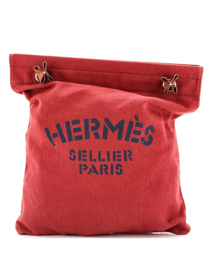 Pre-Owned Hermes Mm Aline Bag Toile