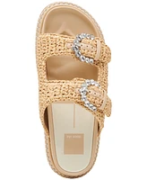 Dolce Vita Women's Shauny Crystal Double-Buckle Footbed Sandals