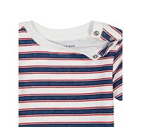 Tommy Hilfiger Baby 2-Pc. Striped T-Shirt & Shortall Set