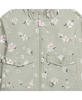 Carter s Baby Girl Light Weight Floral Printed Windbreaker