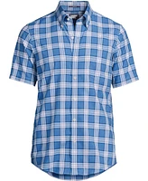 Lands' End Men's Short Sleeve No Iron Twill Shirt