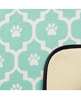 Bone Dry Pet Mat Lattice Paw Print