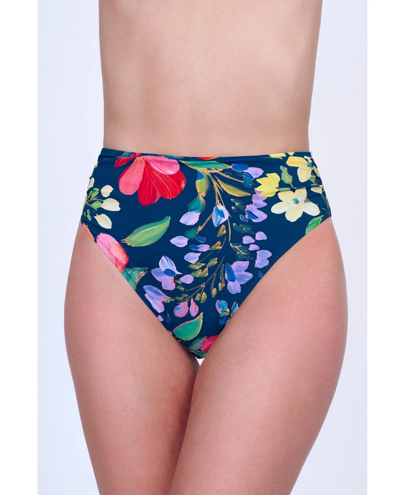 Garden Dream High Waist Swim Bottom