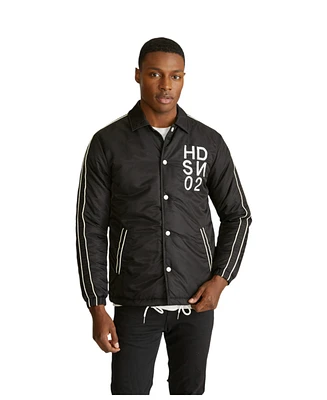 Stylish Hudson Logo Nylon Coaches Jacket for Ultimate Comfort