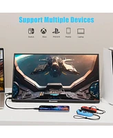 XGaming Portable Monitor 15.6 inch, Fhd 1080p Computer Monitor, Ultra-Slim External Monitor for Laptop,Tablet, Mac, Phone, Xbox Switch, Usb Hdmi Displ