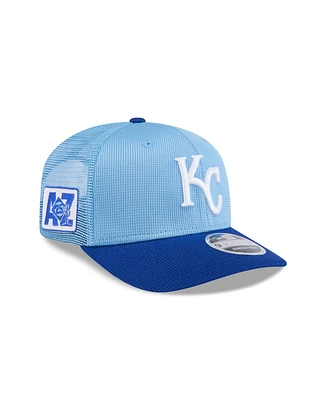 New Era Men's Light Blue Kansas City Royals 2025 Spring Training 9SEVENTY Stretch-Snap Hat