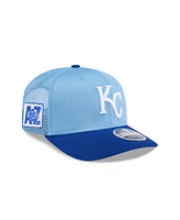 New Era Men's Light Blue Kansas City Royals 2025 Spring Training 9SEVENTY Stretch-Snap Hat