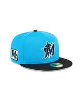 New Era Men's Blue Miami Marlins 2025 Spring Training 59FIFTY Fitted Hat