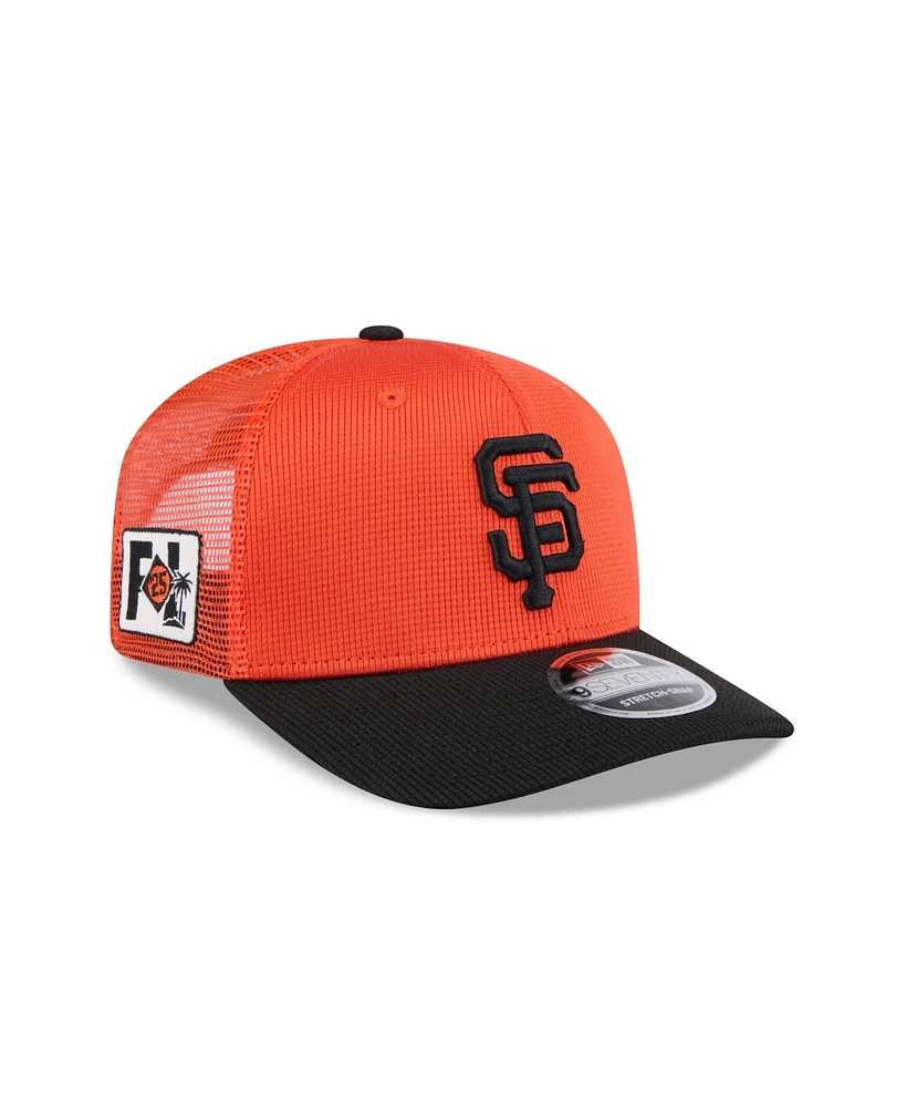 New Era Men's Orange San Francisco Giants 2025 Spring Training 9SEVENTY Stretch-Snap Hat