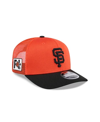 New Era Men's Orange San Francisco Giants 2025 Spring Training 9SEVENTY Stretch-Snap Hat