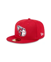 New Era Men's Red Cleveland Guardians 2025 Spring Training 59FIFTY Fitted Hat