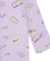 Nike Baby Girls or Boys Printed Footed Coverall