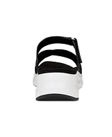 Rockport Women's Qwyn Slip-On Strappy Casual Wedge Sandals