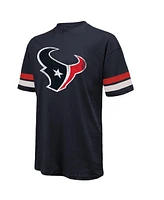 Majestic Threads Men's C.j. Stroud Navy Houston Texans Oversized Name Number T-Shirt