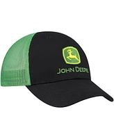 John Deere Toddler Black John Deere Trucker Adjustable Hat