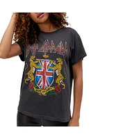 Daydreamer Women's Black Def Leppard Rock of Ages Graphic T-Shirt
