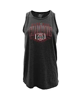 Blue 84 Women's Black Ohio State Buckeyes College Football Playoff 2024 National Champions Racerback Tank Top