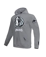 Pro Standard Men's Gray Dallas Mavericks 2024/25 City Edition Chenille Applique Pullover Hoodie