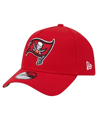 New Era Men's Red Tampa Bay Buccaneers A-Frame 9FORTY Adjustable Hat