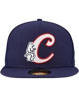 New Era Men's Royal Chicago Cubs Duo Logo 2.0 59FIFTY Fitted Hat